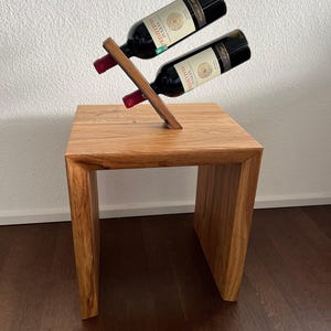 Magic wine holder / wine bottle holder / wine stand / Christmas gift wine / wine butler / wine glass holder / gift idea wine