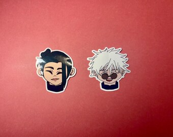 Stickers JJK Gojo et Geto Chibi
