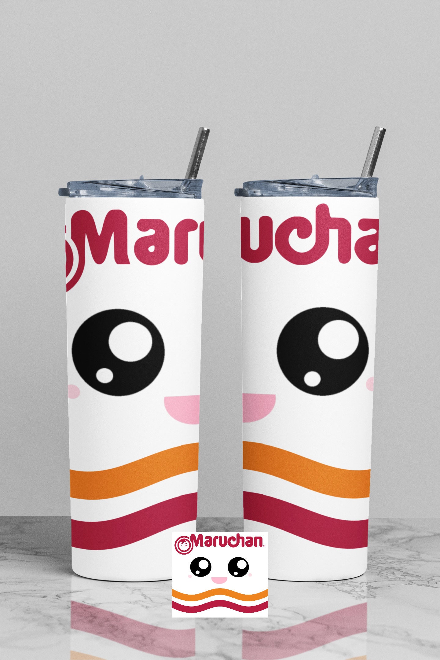6 Pack Maruchan Cute Face Kawaii Cup of Noodles Ramen Etsy