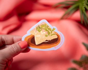 Sticky Rice Dumpling / Rice Triangle / ZongZi / Dragon Boast Festival/ 菜粽- 3" Waterproof Sticker | Matte Sticker| Hand Drawn | Vinyl Sticker