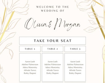 Wedding table plan / Wedding table plan