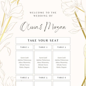 Wedding table plan / Wedding table plan