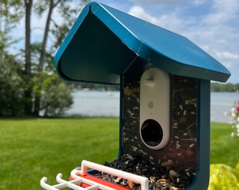 Double Perch for Bird Buddy Feeder (White)