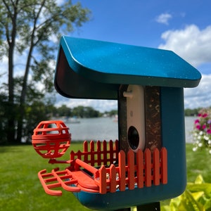 Ultimate Accessory Package for Bird Buddy Feeder (Dark Orange)