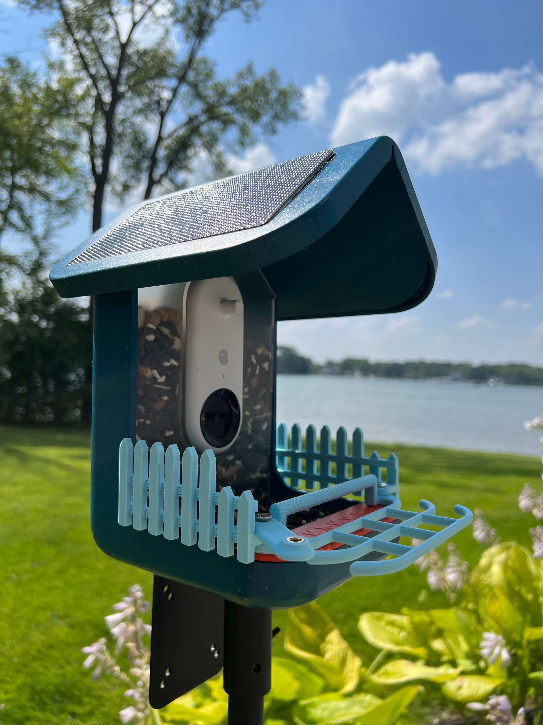 PIAOLGYI Extender for Bird Buddy Bird Feeder,Suet Ball Holder Extension  Accessories Compatible with Bird Buddy Birdfeeder