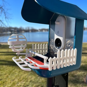 Ultimate Accessory Package for Bird Buddy Feeder (White)