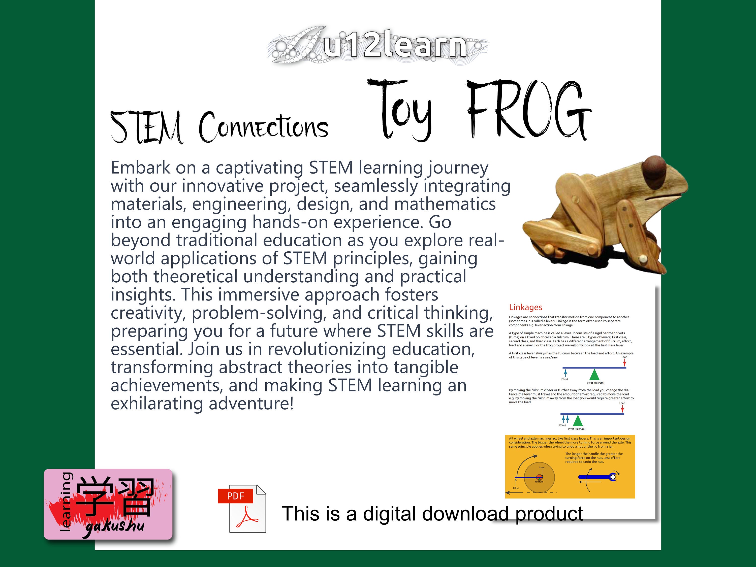 Wooden Mechanical Frog Plans - Etsy