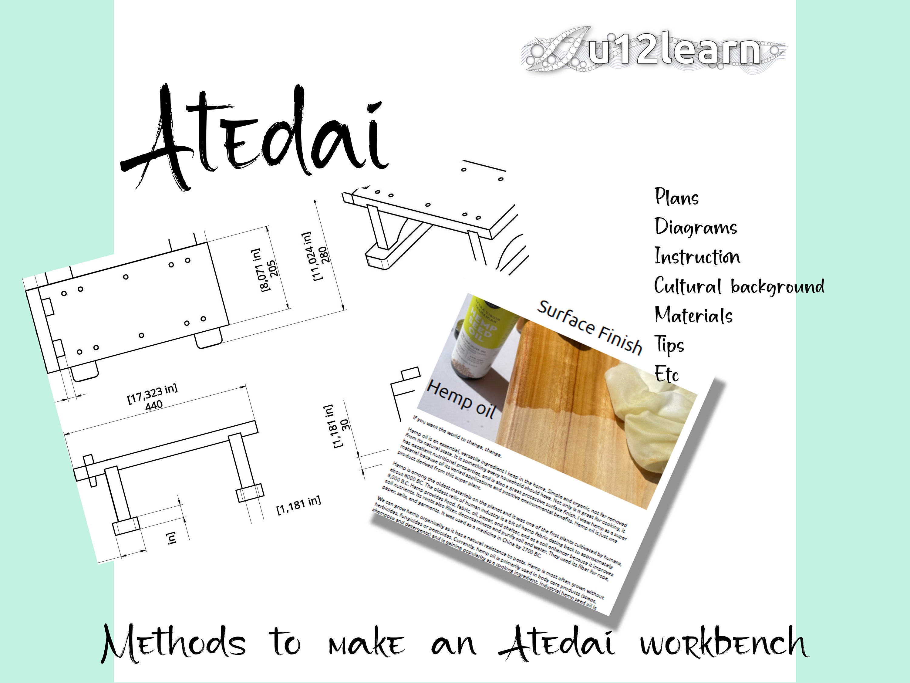 Atedai Japanese Mini Woodwork Bench - Etsy