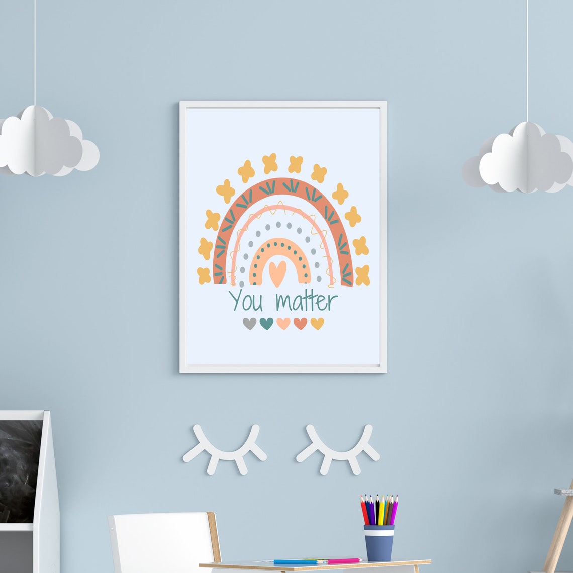 Motivational Quote Canvas Wall Art for Peace and Self-Love main image 0