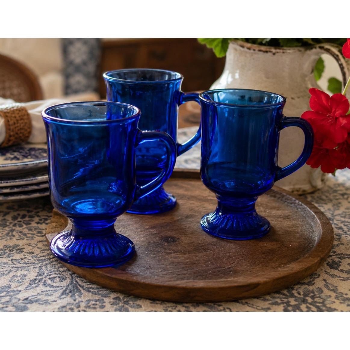 Anchor Hocking Cobalt Blue Glassware - Etsy
