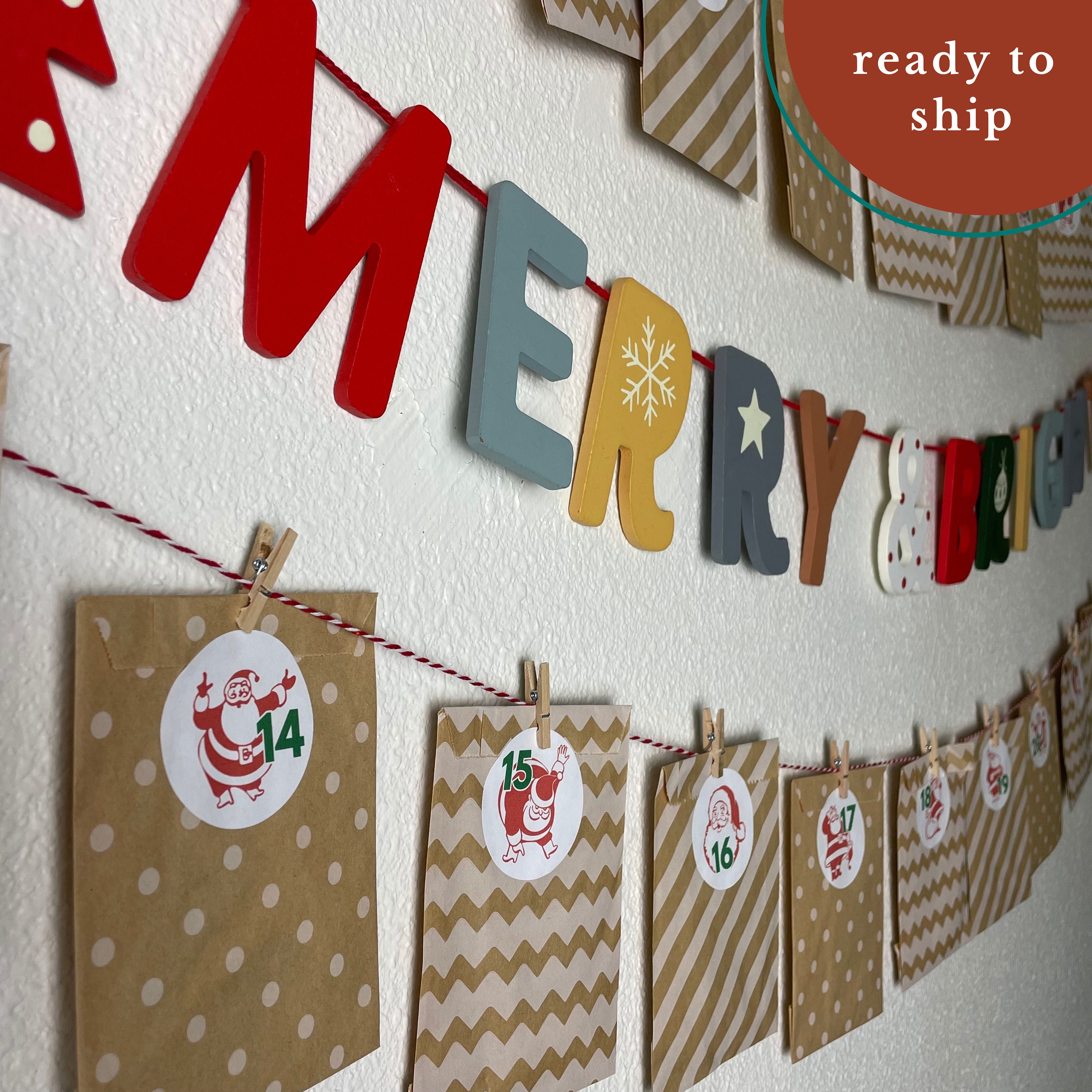 Advent Calendar for Gardeners With 24 Flower Seed Packets to Countdown