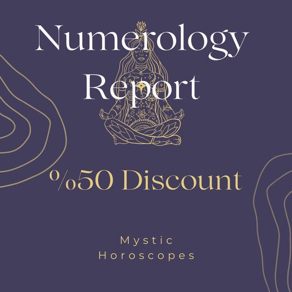Numerology Report, Astrology Natal Chart Report, Unveiling Birth Date, Name Mysteries PDF Guide, Digital Download