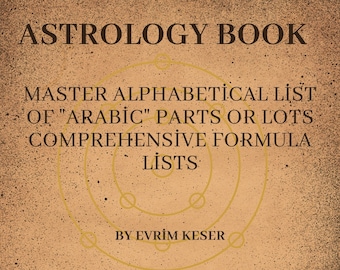 E-book Arabische onderdelenastrologie: formulelijsten en gids (pdf)
