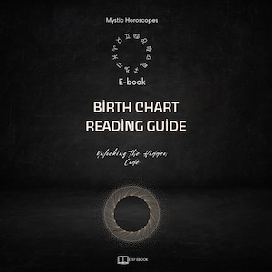 Guía de lectura de la carta natal, libro digital de astrología, guía de astrología en formato E-book, descarga digital de libro electrónico de astrología en formato PDF