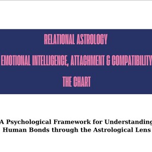 Astrología relacional (ebook en PDF) / Comprender el amor, compatibilidad y conexiones del alma / Guía de la carta astral compuesta de sinastría (mini ebook en PDF)