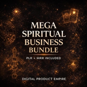 Paquete PLR de astrología Mega (MRR incluido), kits de negocios espirituales, crea tu propio producto digital