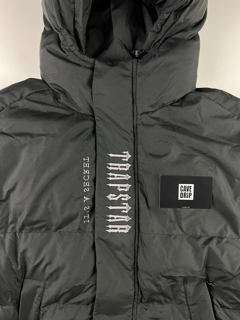 Trapstar Decoded Hooded Puffer Gray 2.0 FREE SHIPPING Etsy UK