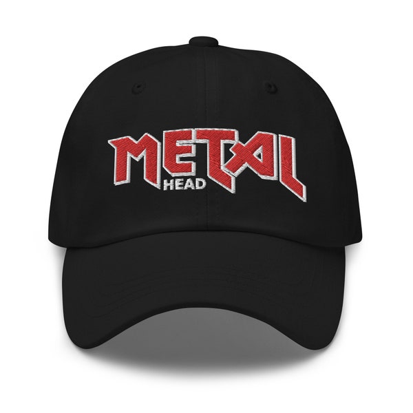 Metal Head Heavy Metal Band Concert Fan Baseball Hat Dad Cap