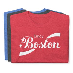 Enjoy Boston Funny Retro Boston Parody Gift T-Shirt