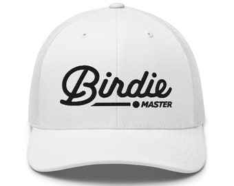 Birdie Master Funny Golf Hat Golfing Mesh Trucker Hat Cap