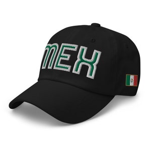 Mexiko Nationalflagge Retro MEX Fußball Baseballmütze Papa Hut