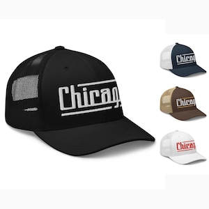 Retro Chicago Trucker Cap Vintage Chicago IL Trucker Hat