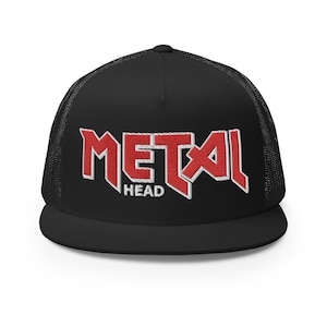 Metal Head Heavy Metal Music Band Concert Fan Trucker Hat Cap