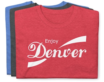Enjoy Denver Funny Retro Denver Parody Gift T-Shirt