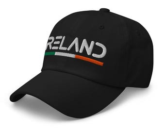 Minimal Ireland Flag Hat Ireland Soccer Baseball Dad Cap