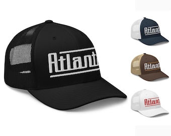 Retro Atlanta Trucker Cap Vintage Atlanta GA Trucker Hat