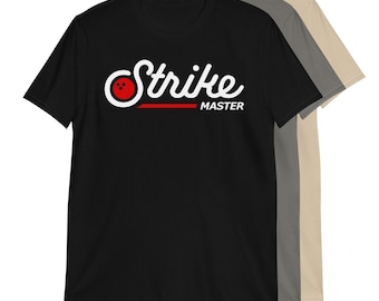 Camiseta de bolos retro vintage Strike Master