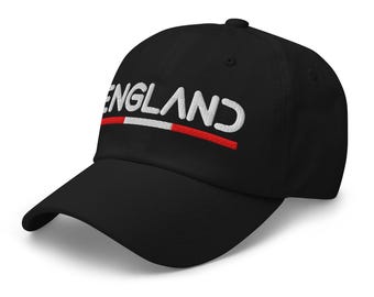 Cappello da baseball minimalista con bandiera inglese, berretto da calcio inglese, berretto da papà