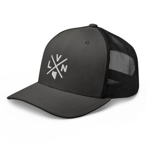 Gorra de camionero retro Las Vegas de malla LVN Cross