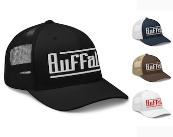 Retro Buffalo Trucker Cap Vintage Buffalo NY Trucker Hat