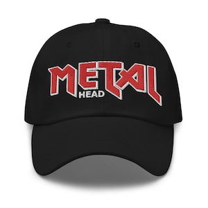 Metal Head Heavy Metal Band Concert Fan Baseball Hat Dad Cap