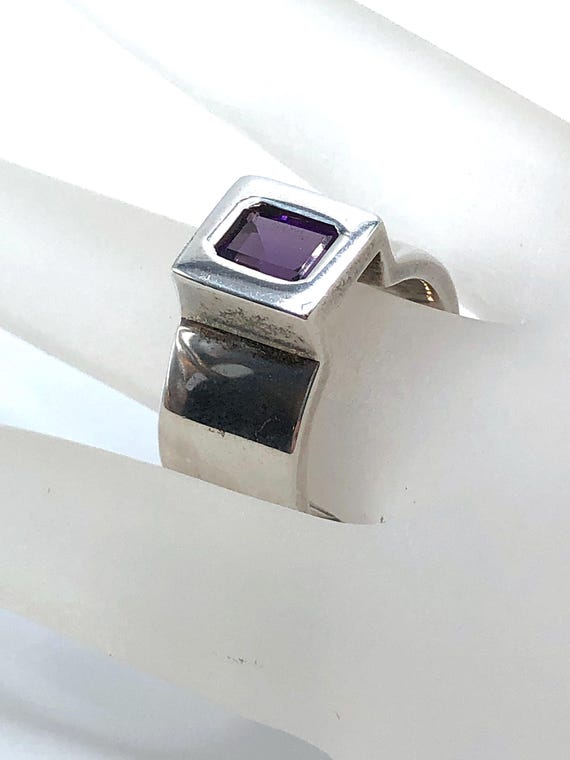 Sterling Silver Square Mount - image 1