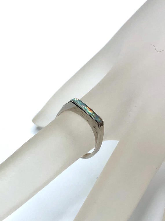 Delicate Opal Pinky Ring - image 3