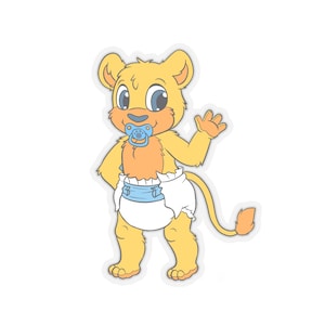 Babyfur Lion Waving