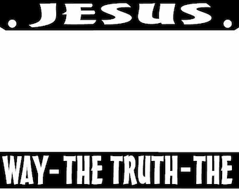 Jesus License Plate Frame