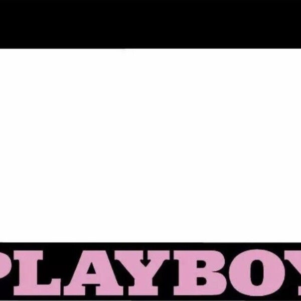 Playboy License Plate Frame
