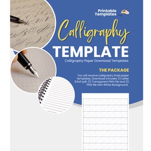 Kalligraphie Papier Vorlagen