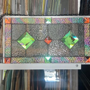 Dichroic Bevel Stained Glass Window