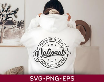 Nationals Competition Svg Png, Cheerleaders Svg, Cheer mom dad Svg, Gymnastics National, National skiing championships