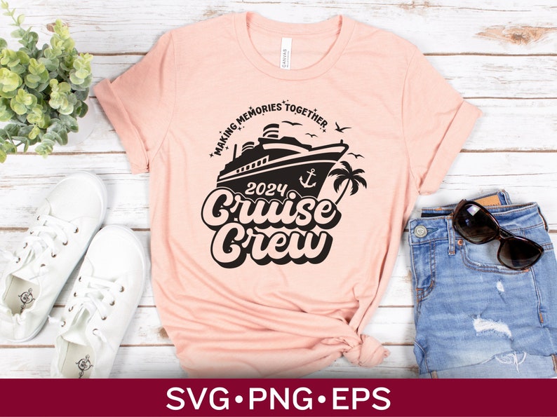 Cruise Crew 2024 Svg and Png Digital Files Perfect for Group Etsy