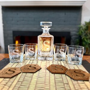 Whiskey Decanter Set Personalized, Gifts for Him, Valentines Day Gift, Gift for Husband ...