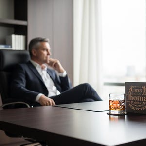 Personalized Engraved Whiskey Glass: Aged To Perfection Birthday Gift image 15