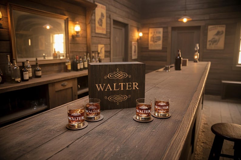 Personalized Engraved Whiskey Glass: Aged To Perfection Birthday Gift image 8