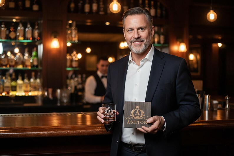 Personalized Engraved Whiskey Glass: Aged To Perfection Birthday Gift image 13