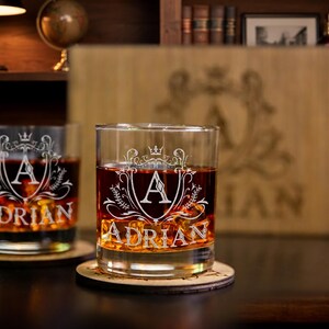 Personalized Engraved Whiskey Glass: Aged To Perfection Birthday Gift image 17