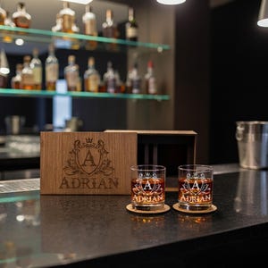 Personalized Engraved Whiskey Glass: Aged To Perfection Birthday Gift image 10
